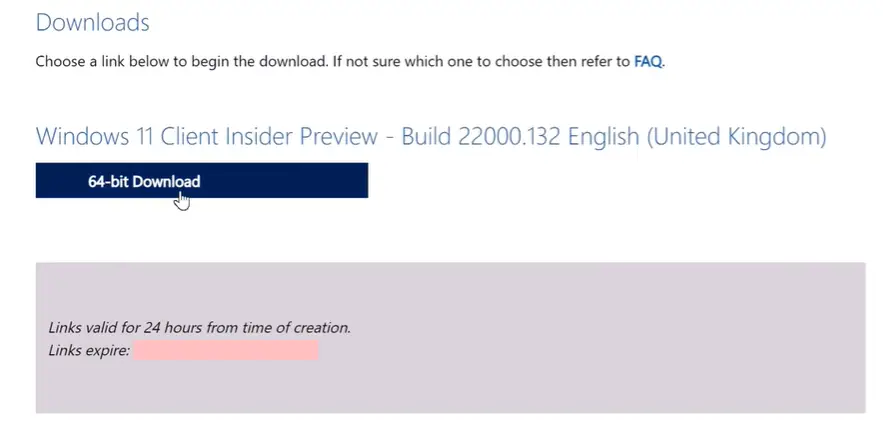 Windows 11 ISO 64 bit