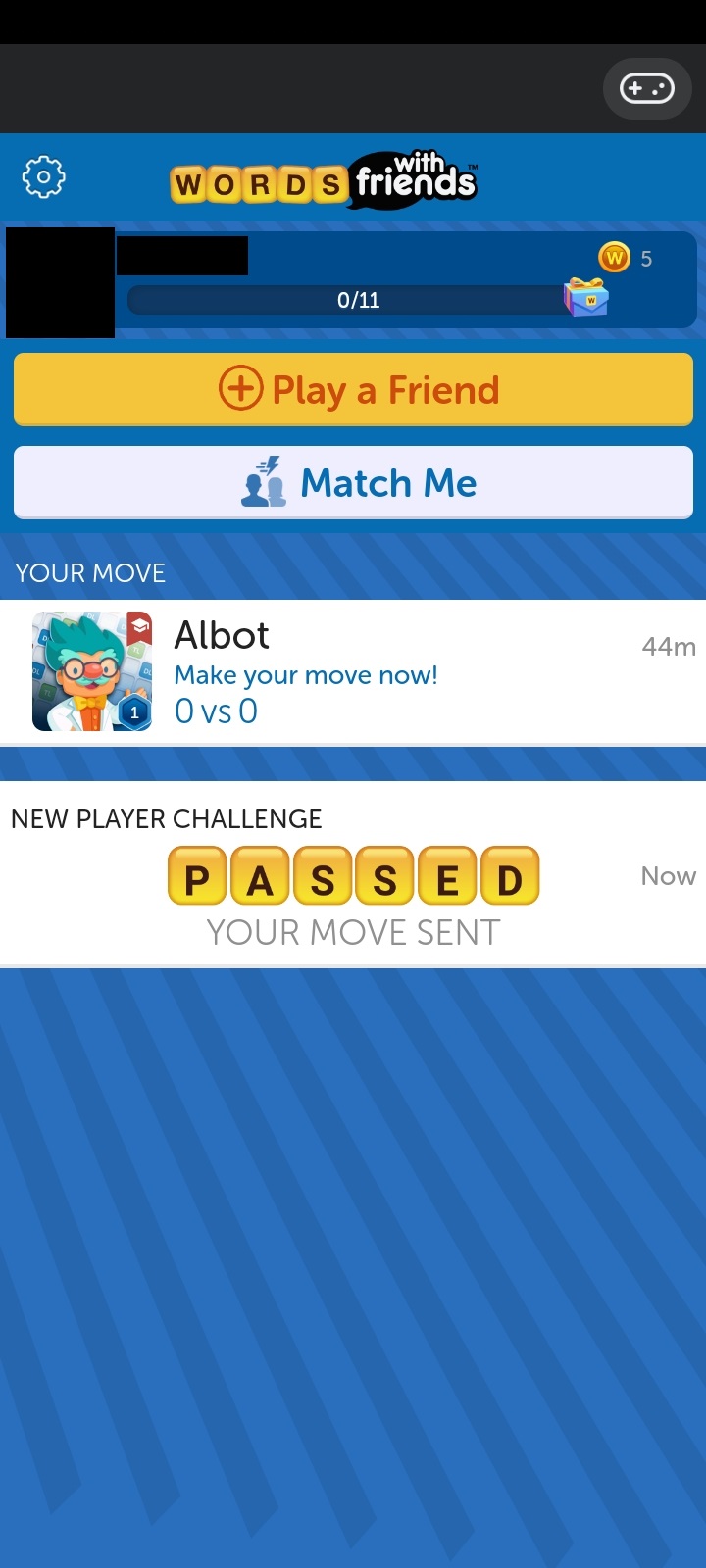 Facebook Instant Games words with friends