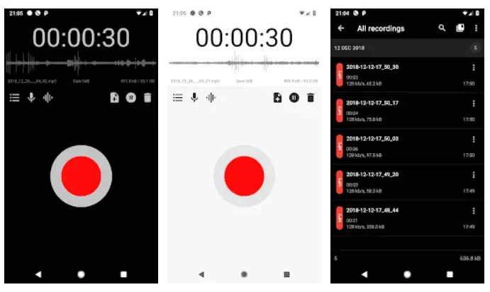 ASR Voice Recorder for Android 