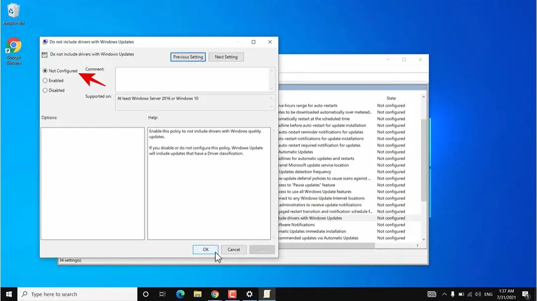 windows update settings in gpedit