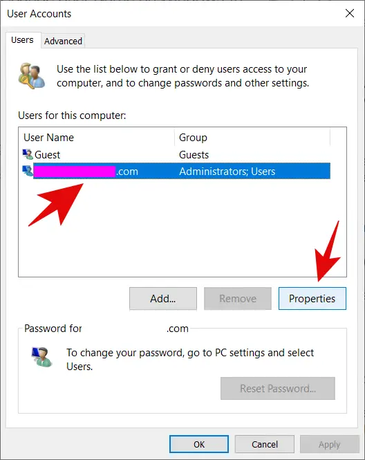 changing username in windows 10