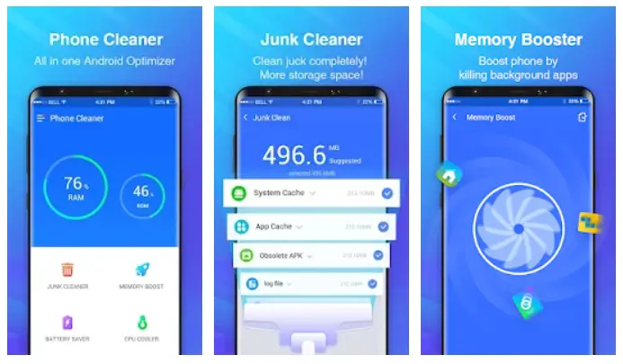 phone cleaner app. to boost android performance 