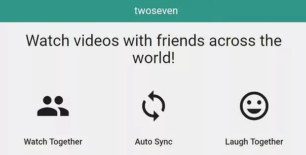 TwoSeven app 