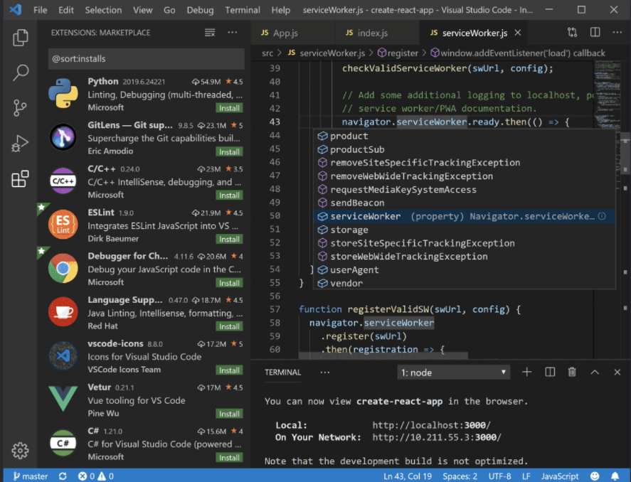 Visual Studio Code Text Editor for Mac 