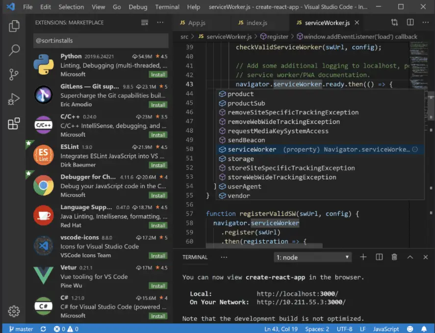 Visual Studio Code Text Editor for Mac