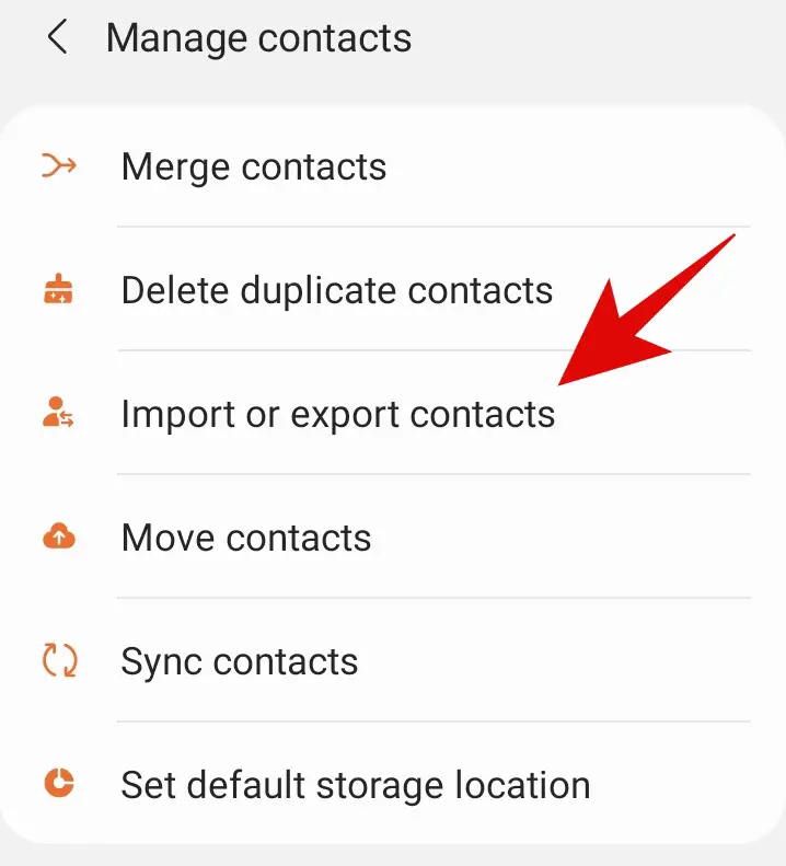 Importing Contacts
