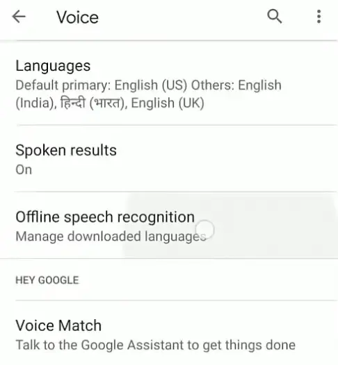 offline speech recognition