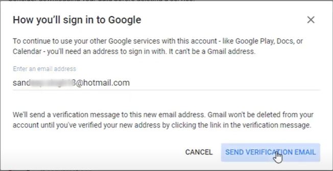 how you'll sign in to google