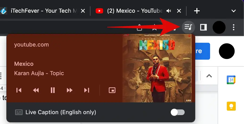 manage audio in chrome