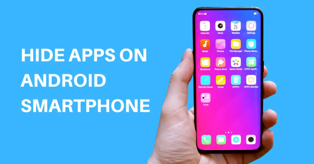 hide apps on android