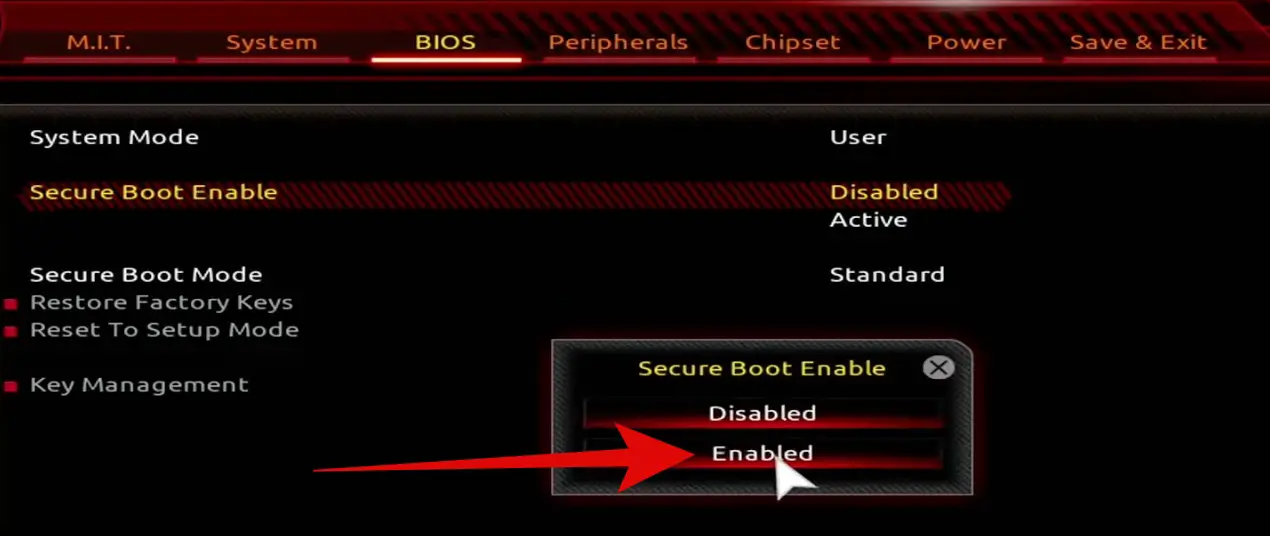 Enabling Secure Boot on Intel Motherboards 