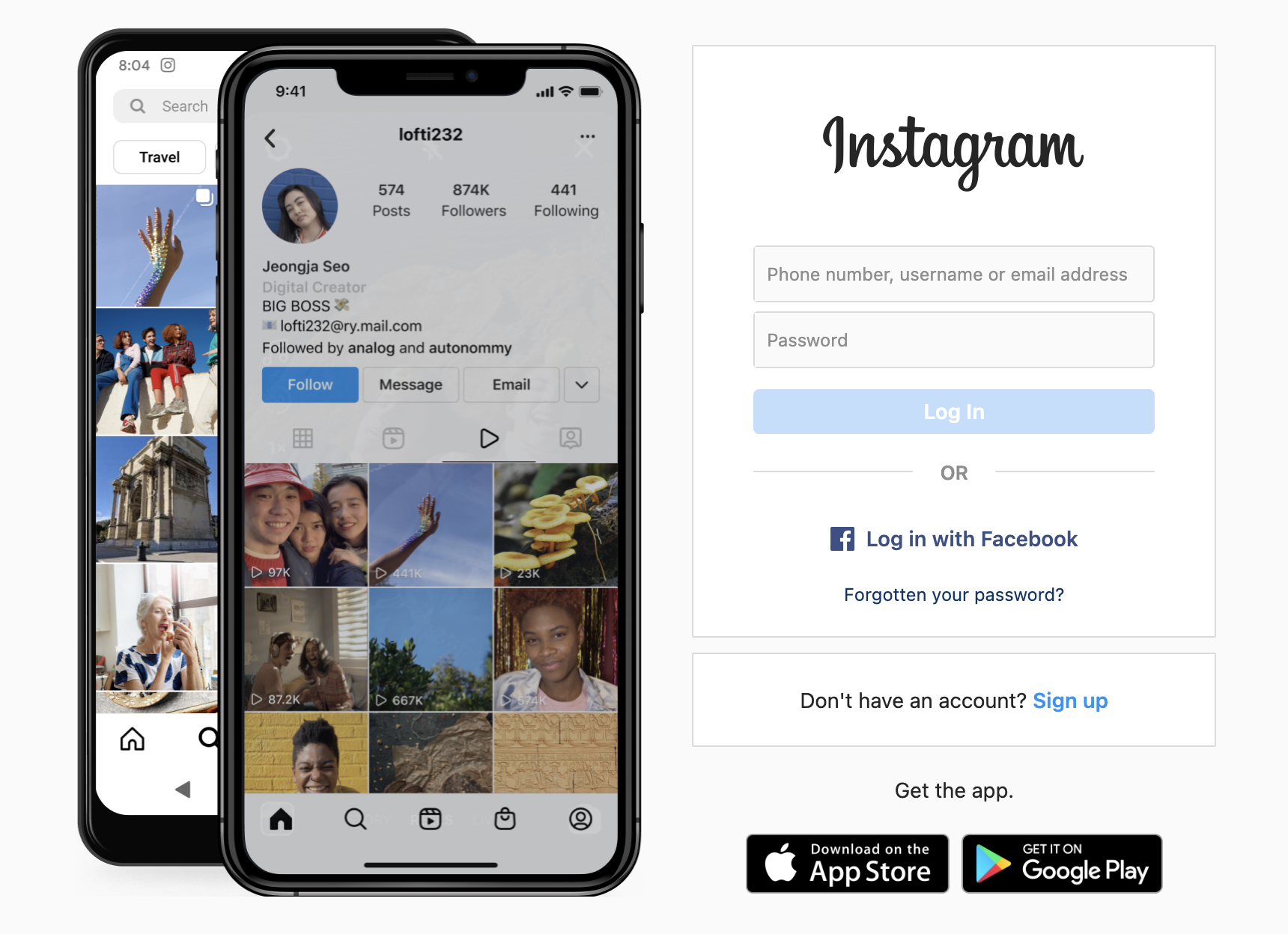 Instagram Login