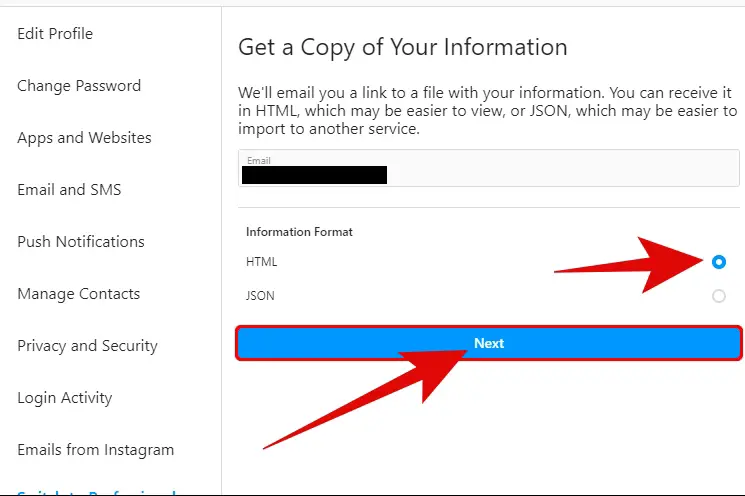 get. a copy of your information