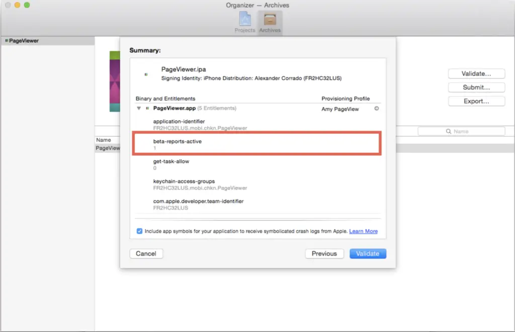 Xamarin Testflight