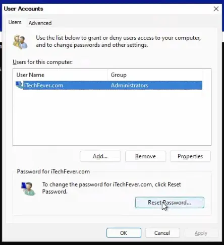  Reset Windows 11 Password
