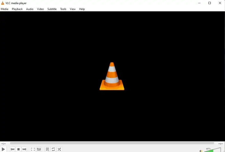 Audio playing in VLC media player