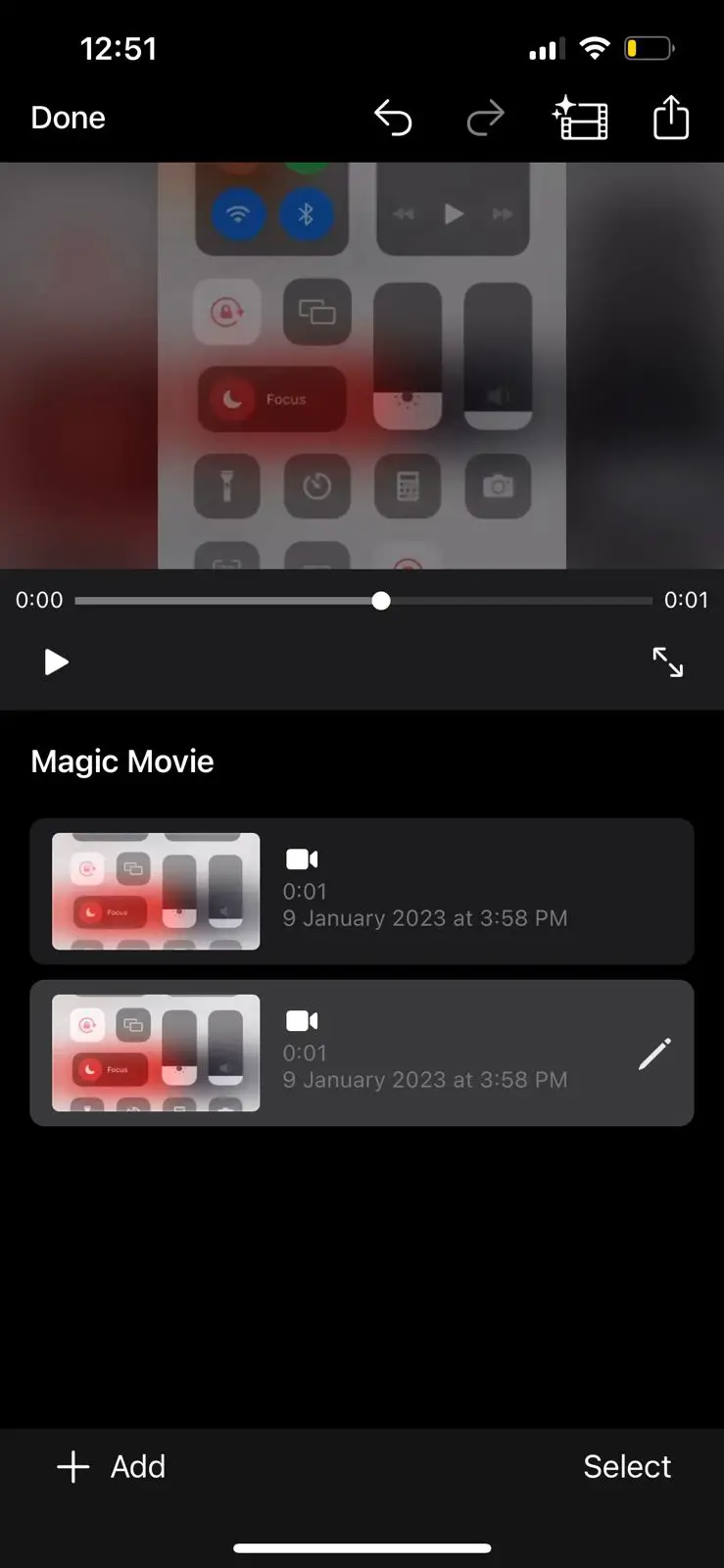 edit videos using iMovie