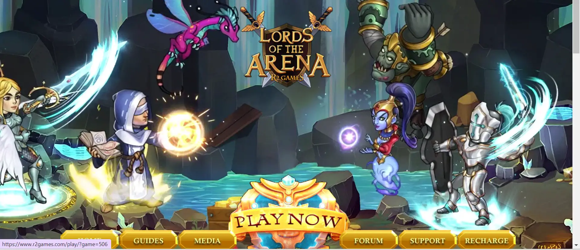 lords of the arena browser game