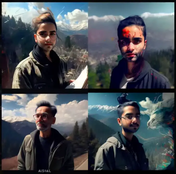 ai art from own photos