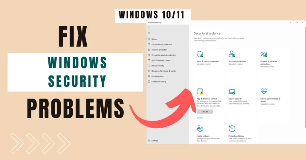 fix windows security