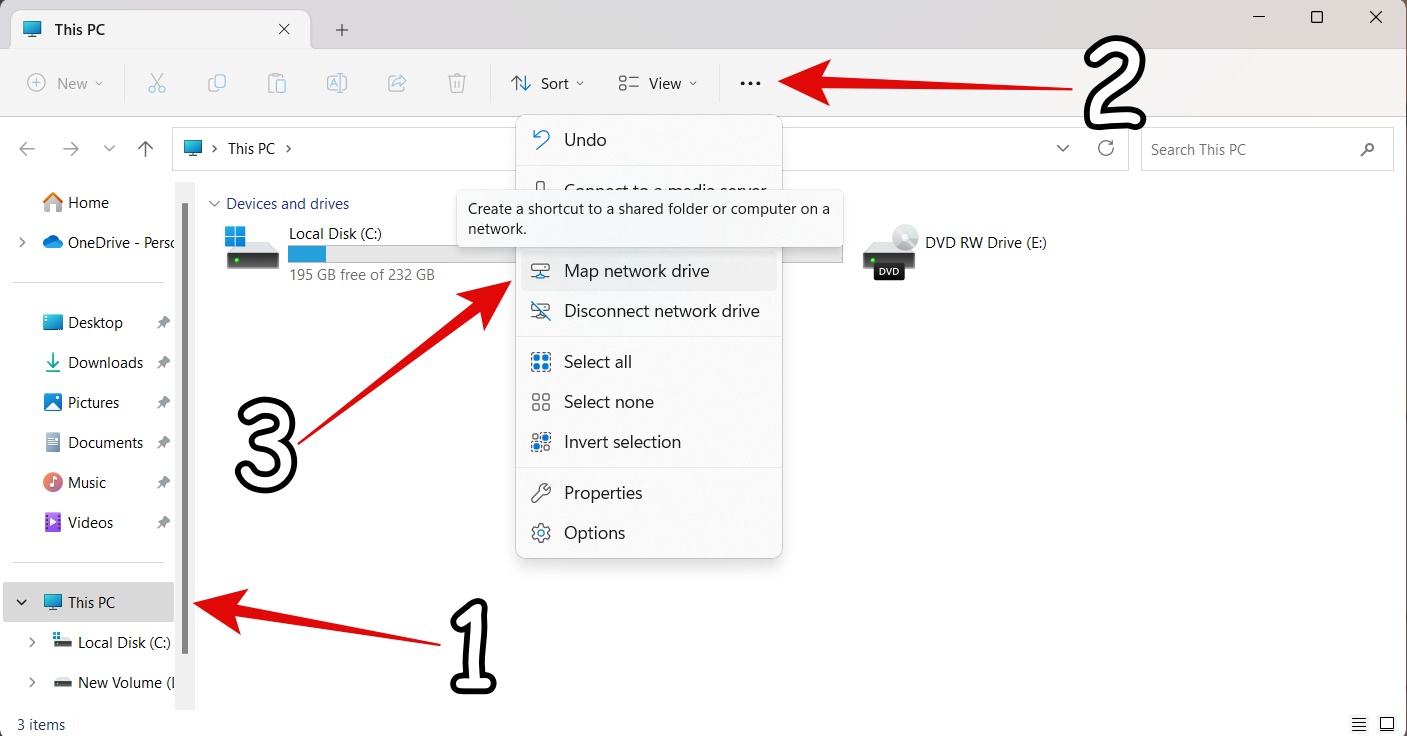 Map a Network Drive on Windows 11