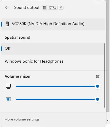 new volume mixer in windows 11 23h2