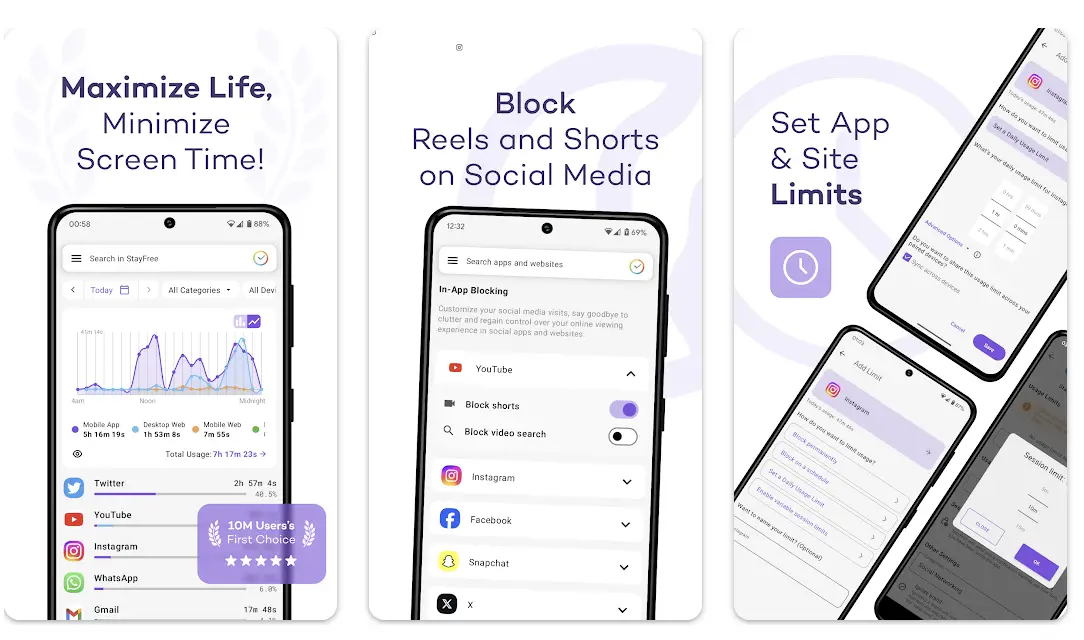 stay free app for mental wellness
